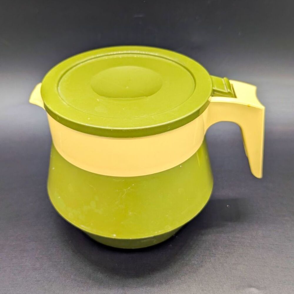 Vintage Bolta 2410 Syrup Dispenser Creamer Pitcher Avocado Green MCM